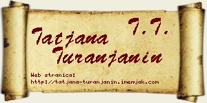 Tatjana Turanjanin vizit kartica